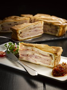 Turkey and Ham Layered Pie